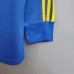 Boca Juniors 1981 Home Dark Blue Long Sleeve Soccer Jersey